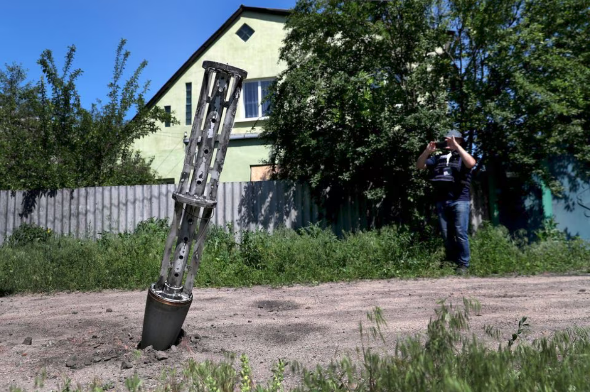 Кассетный боеприпас. Фото - reuters.com